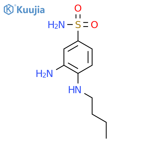 3-Amino-4-(Butylamino)Benzene-1-Sulfonamide structure