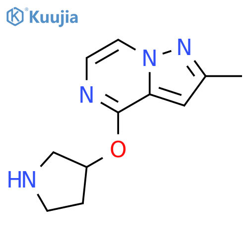 3-({2-methylpyrazolo[1,5-a]pyrazin-4-yl}oxy)pyrrolidine structure