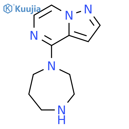 4-(1,4-diazepan-1-yl)pyrazolo[1,5-a]pyrazine structure