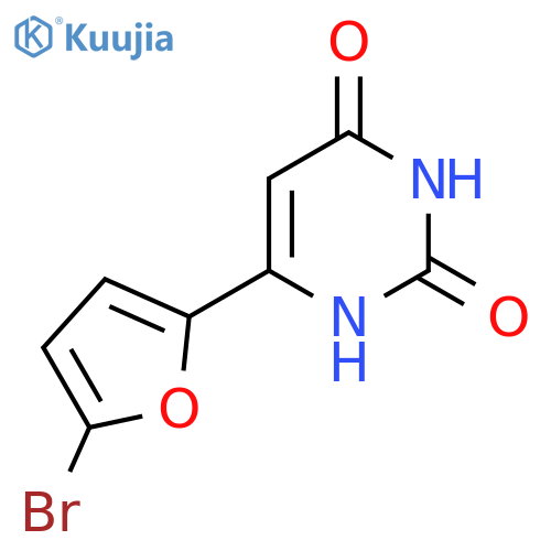 6-(5-Bromofuran-2-yl)pyrimidine-2,4(1H,3H)-dione structure