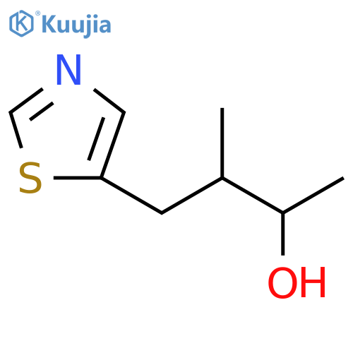 3-methyl-4-(1,3-thiazol-5-yl)butan-2-ol structure