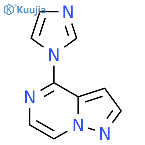 1-{pyrazolo1,5-apyrazin-4-yl}-1H-imidazole structure