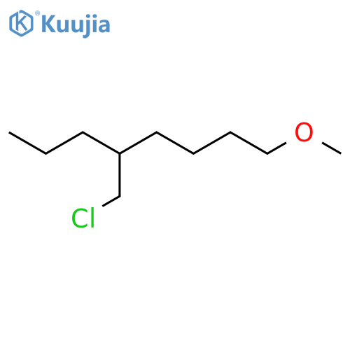 5-(Chloromethyl)-1-methoxyoctane structure