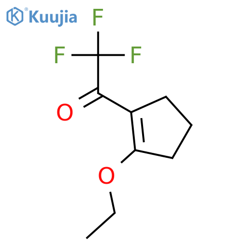Ethanone,1-(2-ethoxy-1-cyclopenten-1-yl)-2,2,2-trifluoro- structure