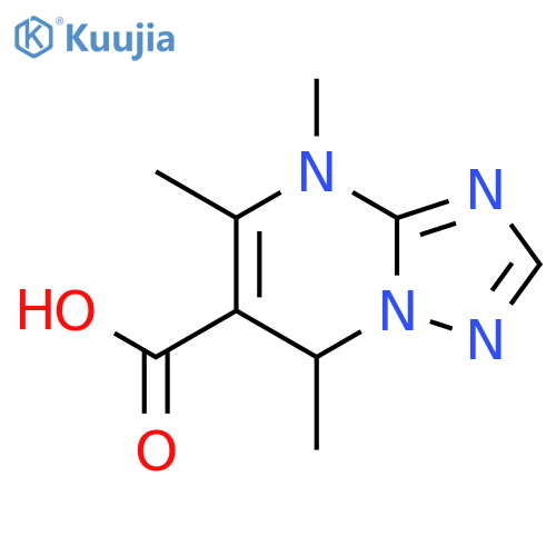 4,5,7-trimethyl-4H,7H-1,2,4triazolo1,5-apyrimidine-6-carboxylic Acid structure