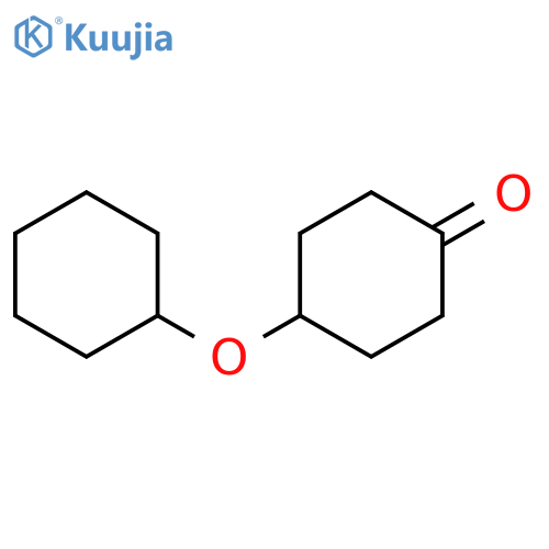 4-(cyclohexyloxy)cyclohexan-1-one structure