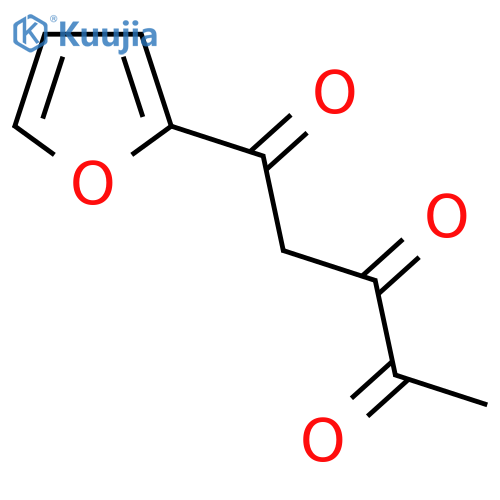 1-(furan-2-yl)pentane-1,3,4-trione structure