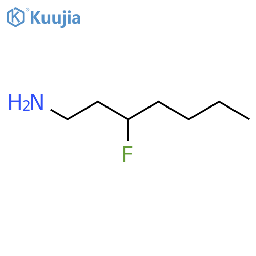 3-fluoroheptan-1-amine structure