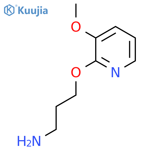 3-(3-methoxypyridin-2-yl)oxypropan-1-amine structure
