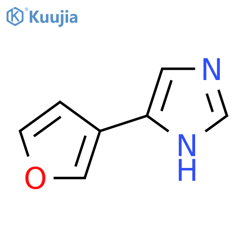 4-(furan-3-yl)-1H-imidazole structure