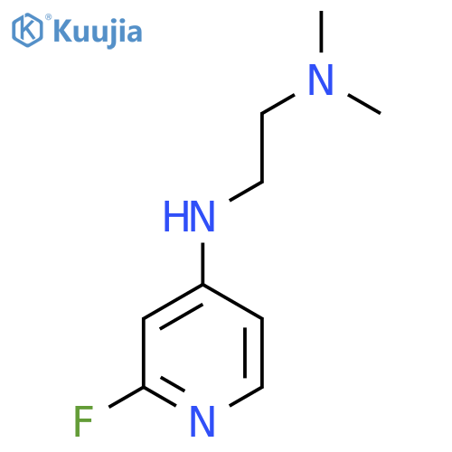 N-2-(Dimethylamino)ethyl-2-fluoropyridin-4-amine structure