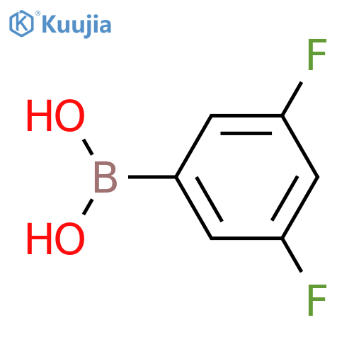 3,5-Difluorophenylboronic acid structure