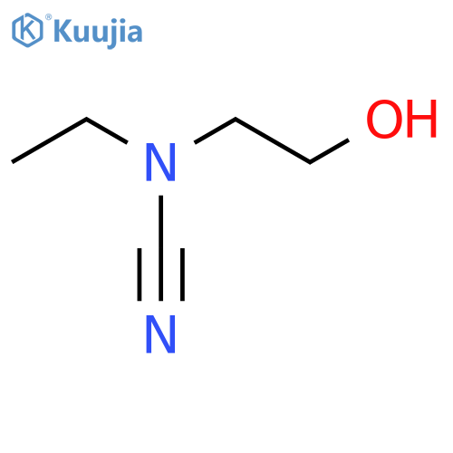 2-cyano(ethyl)aminoethan-1-ol structure