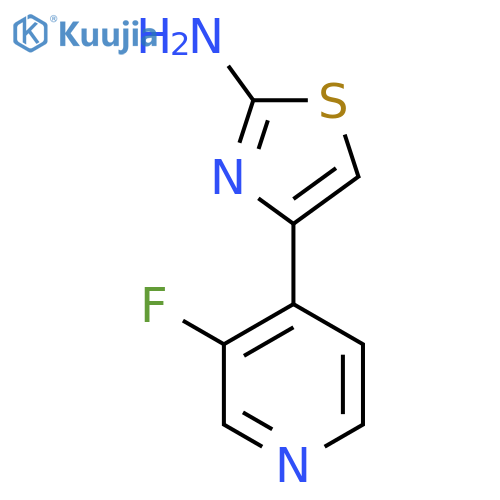 4-(3-fluoropyridin-4-yl)-1,3-thiazol-2-amine structure