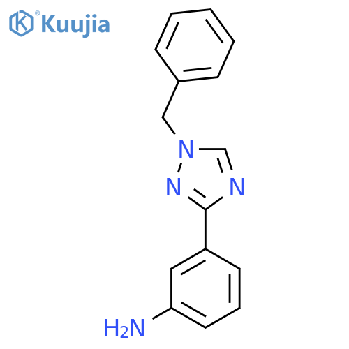 3-(1-Benzyl-1h-1,2,4-triazol-3-yl)aniline structure