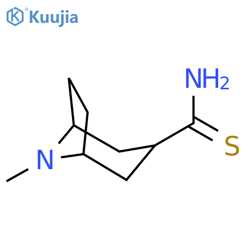 8-methyl-8-azabicyclo[3.2.1]octane-3-carbothioamide, exo structure