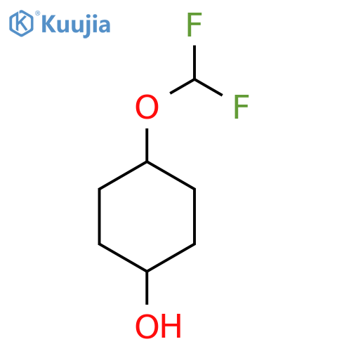 4-(Difluoromethoxy)cyclohexan-1-ol structure