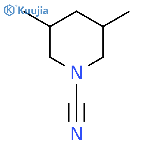 3,5-Dimethylpiperidine-1-carbonitrile structure