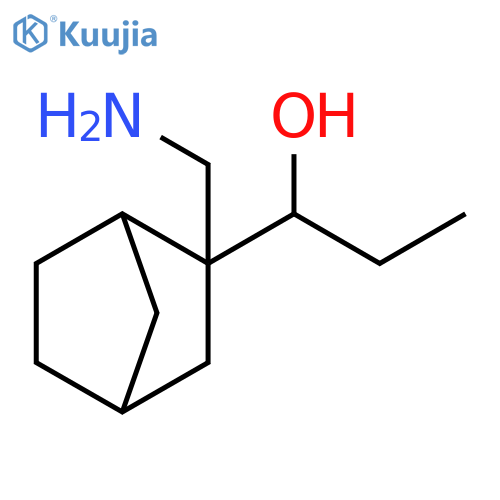 Bicyclo[2.2.1]heptane-2-methanol, 2-(aminomethyl)-α-ethyl- structure