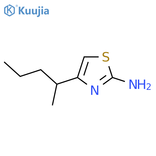 4-(pentan-2-yl)-1,3-thiazol-2-amine structure