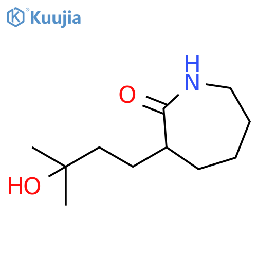 2H-Azepin-2-one, hexahydro-3-(3-hydroxy-3-methylbutyl)- structure