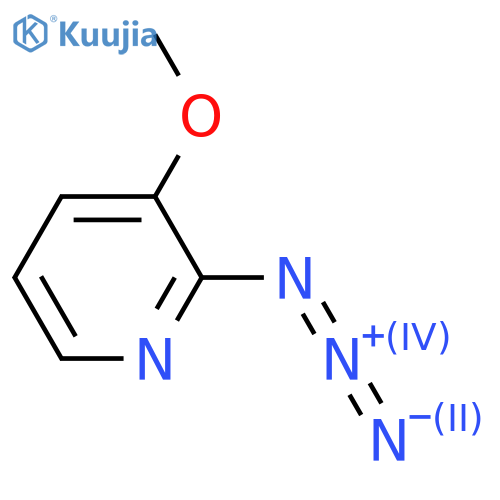 Pyridine, 2-azido-3-methoxy- structure