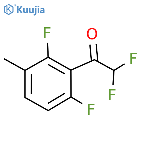 1-(2,6-difluoro-3-methylphenyl)-2,2-difluoroethan-1-one structure