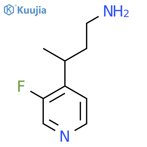 3-(3-fluoropyridin-4-yl)butan-1-amine structure