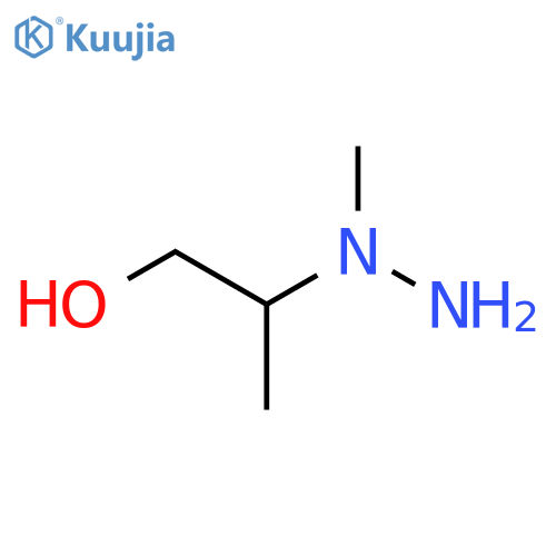 2-(1-Methylhydrazin-1-yl)propan-1-ol structure