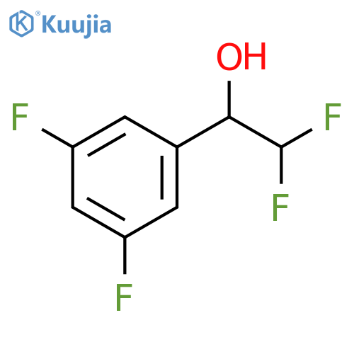 1-(3,5-Difluorophenyl)-2,2-difluoroethan-1-ol structure