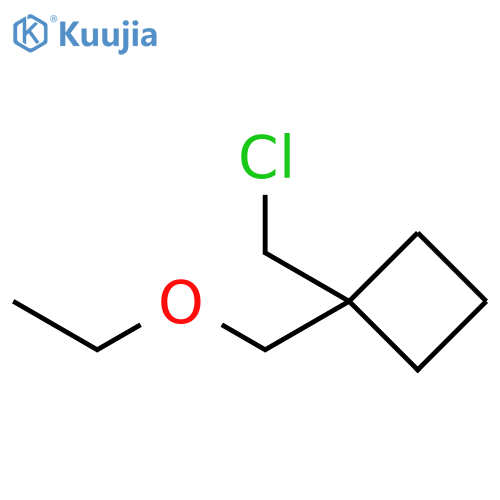Cyclobutane, 1-(chloromethyl)-1-(ethoxymethyl)- structure