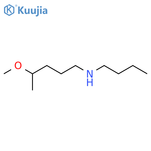 Butyl(4-methoxypentyl)amine structure