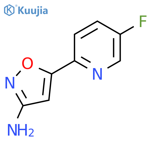 5-(5-fluoropyridin-2-yl)-1,2-oxazol-3-amine structure