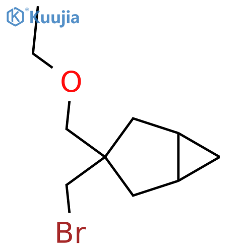 3-(Bromomethyl)-3-(ethoxymethyl)bicyclo[3.1.0]hexane structure