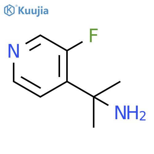 2-(3-fluoropyridin-4-yl)propan-2-amine structure