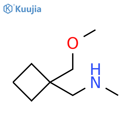 (1-Methoxymethyl-cyclobutylmethyl)-methyl-amine structure