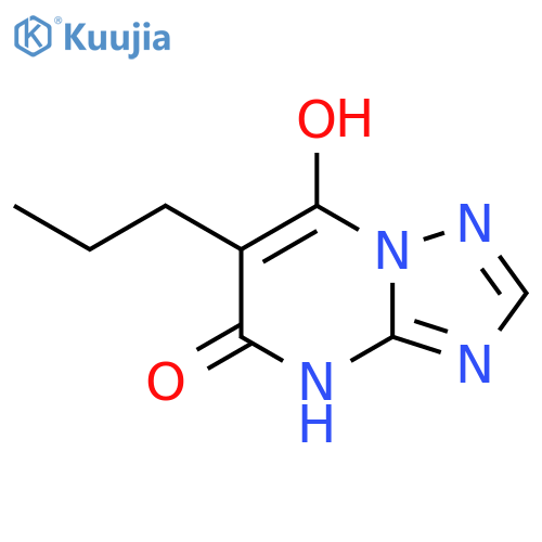 7-hydroxy-6-propyl-4H,5H-1,2,4triazolo1,5-apyrimidin-5-one structure