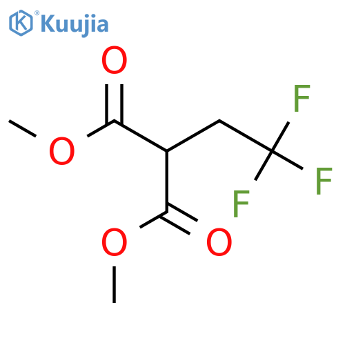 1,3-Dimethyl 2-(2,2,2-trifluoroethyl)propanedioate structure