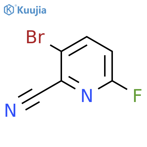 3-Bromo-6-fluoropicolinonitrile structure