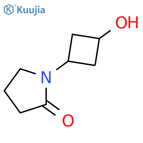 1-(3-Hydroxycyclobutyl)pyrrolidin-2-one structure
