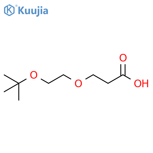 3-2-(tert-butoxy)ethoxypropanoic acid structure