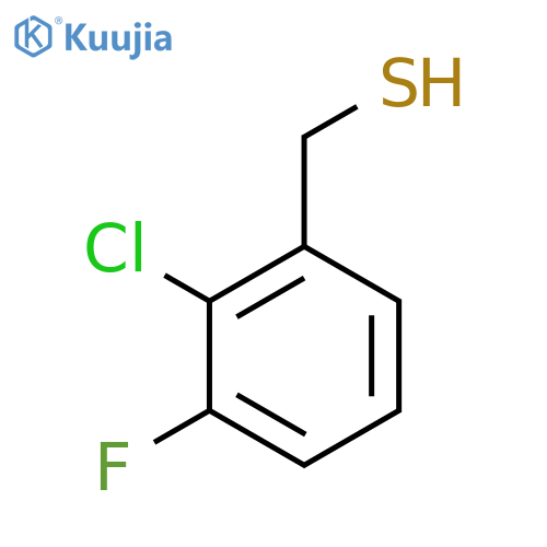 (2-chloro-3-fluorophenyl)methanethiol structure