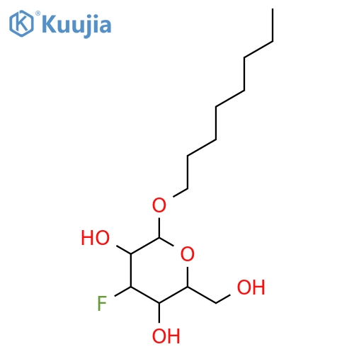 β-D-Galactopyranoside, octyl 3-deoxy-3-fluoro- structure