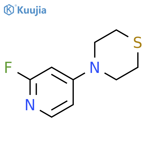 4-(2-fluoropyridin-4-yl)thiomorpholine structure