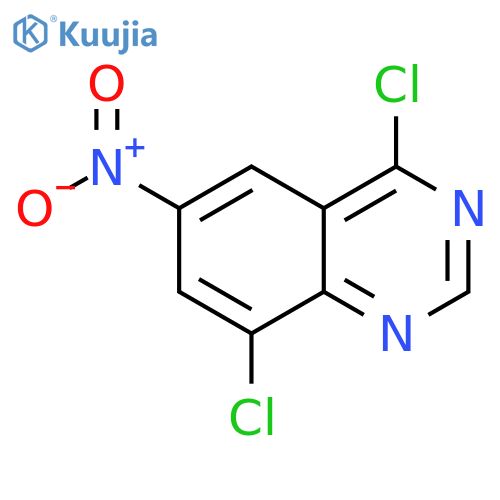 4,8-dichloro-6-nitro-quinazoline structure