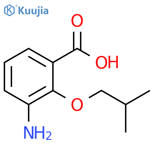 3-Amino-2-isobutoxybenzoic acid structure