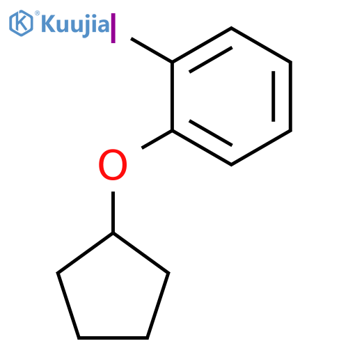 1-(cyclopentyloxy)-2-iodobenzene structure