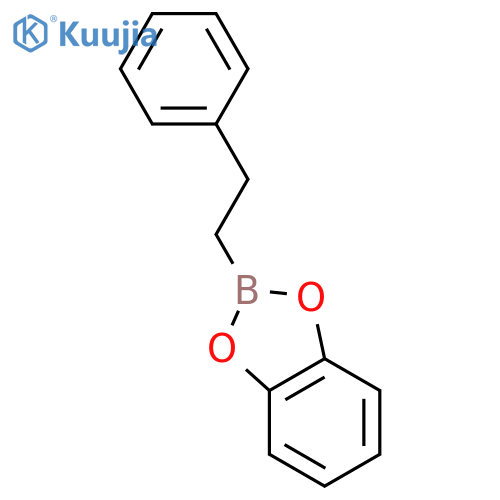 1,3,2-Benzodioxaborole, 2-(2-phenylethyl)- structure