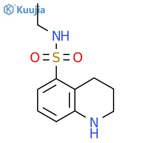 N-ethyl-1,2,3,4-tetrahydroquinoline-5-sulfonamide structure
