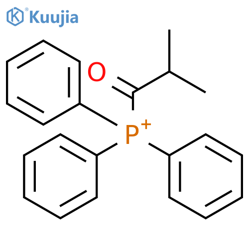 Phosphonium, (2-methyl-1-oxopropyl)triphenyl- structure
